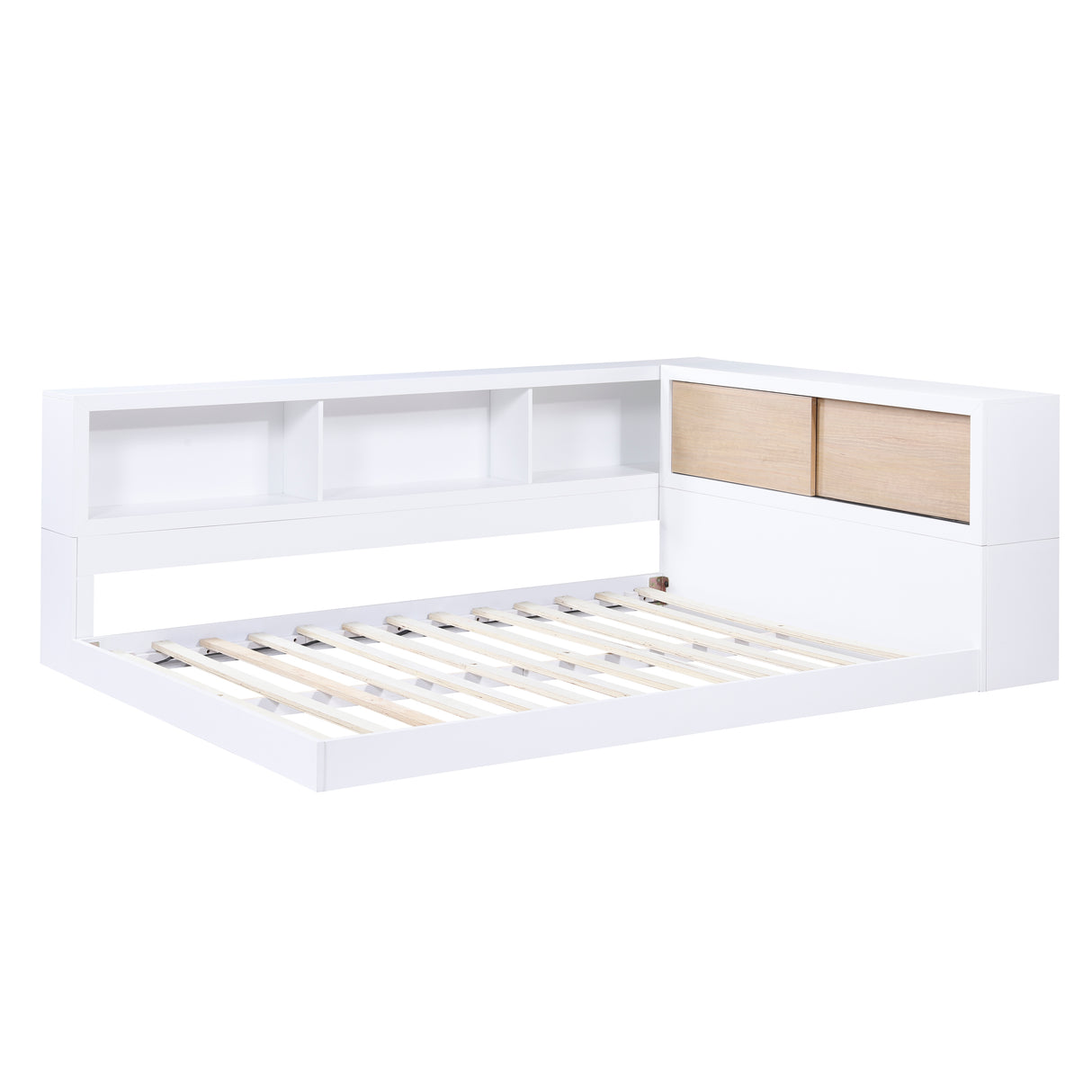 Asker Full Bookcase Corner Bed