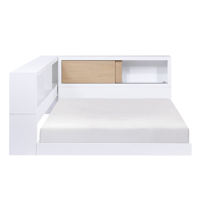 Asker Full Bookcase Corner Bed