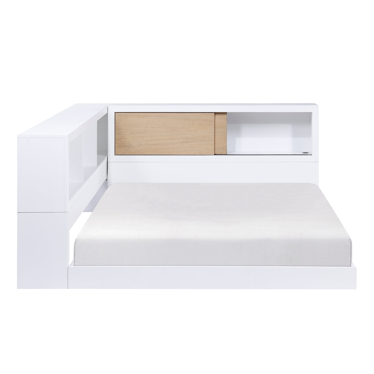 Asker Full Bookcase Corner Bed
