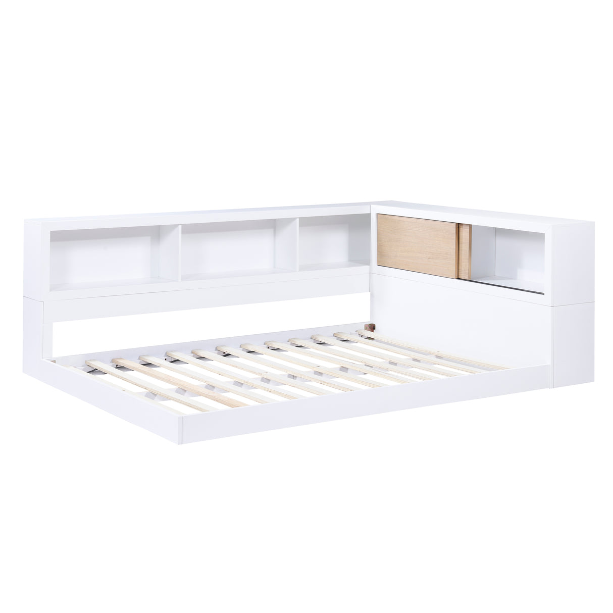 Asker Full Bookcase Corner Bed