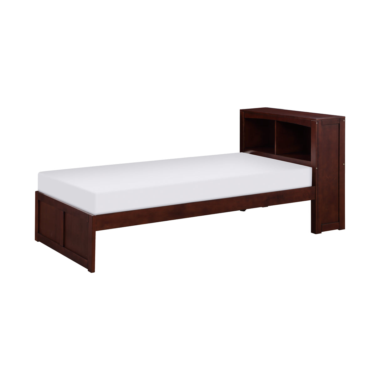 Rowe Dark Cherry Twin Bookcase Bed