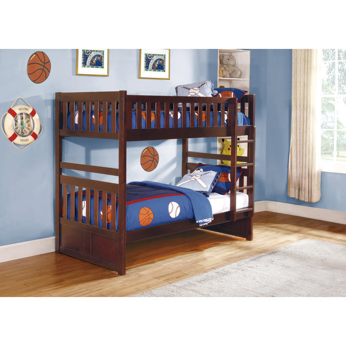 Rowe Dark Cherry Twin/Twin Bunk Bed
