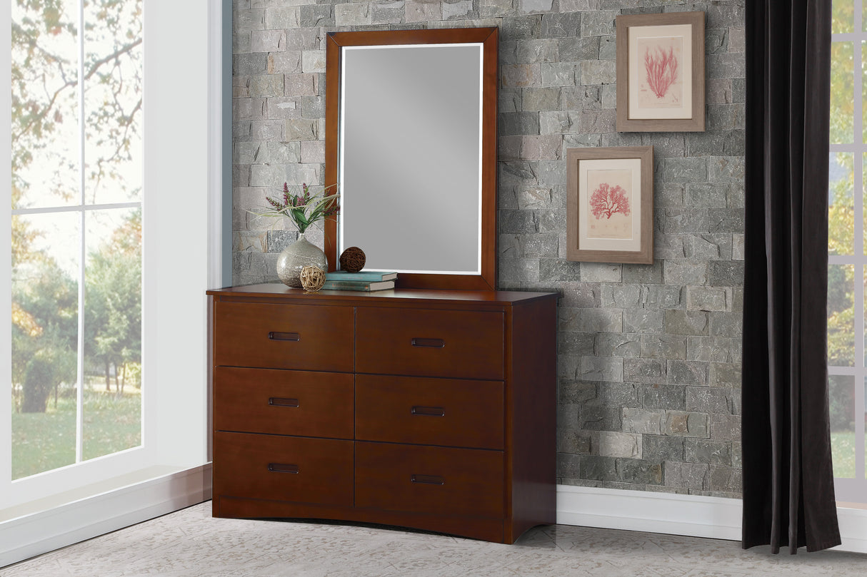 Rowe Dark Cherry Mirror (Mirror Only)