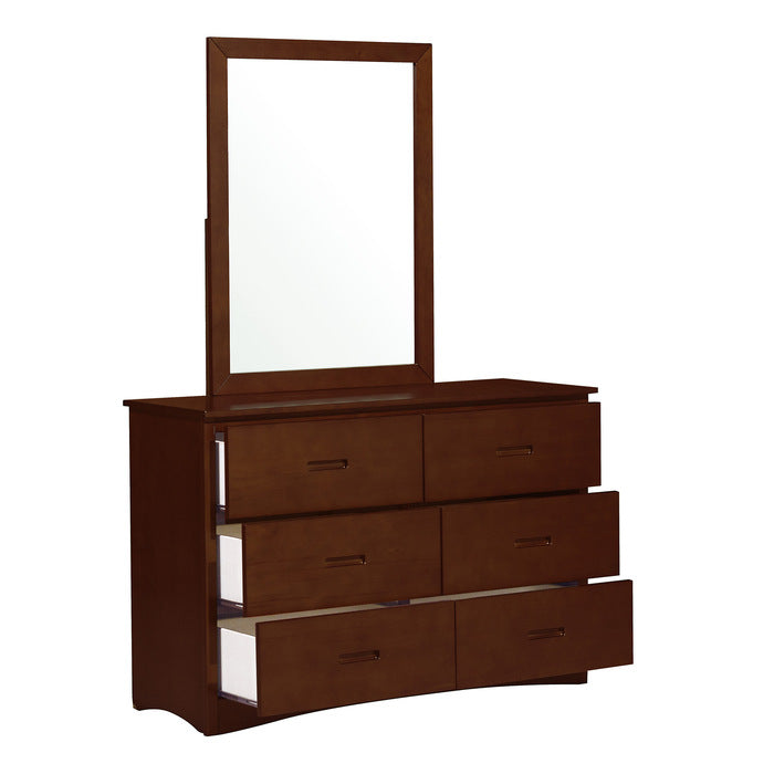 Rowe Dark Cherry Mirror (Mirror Only)