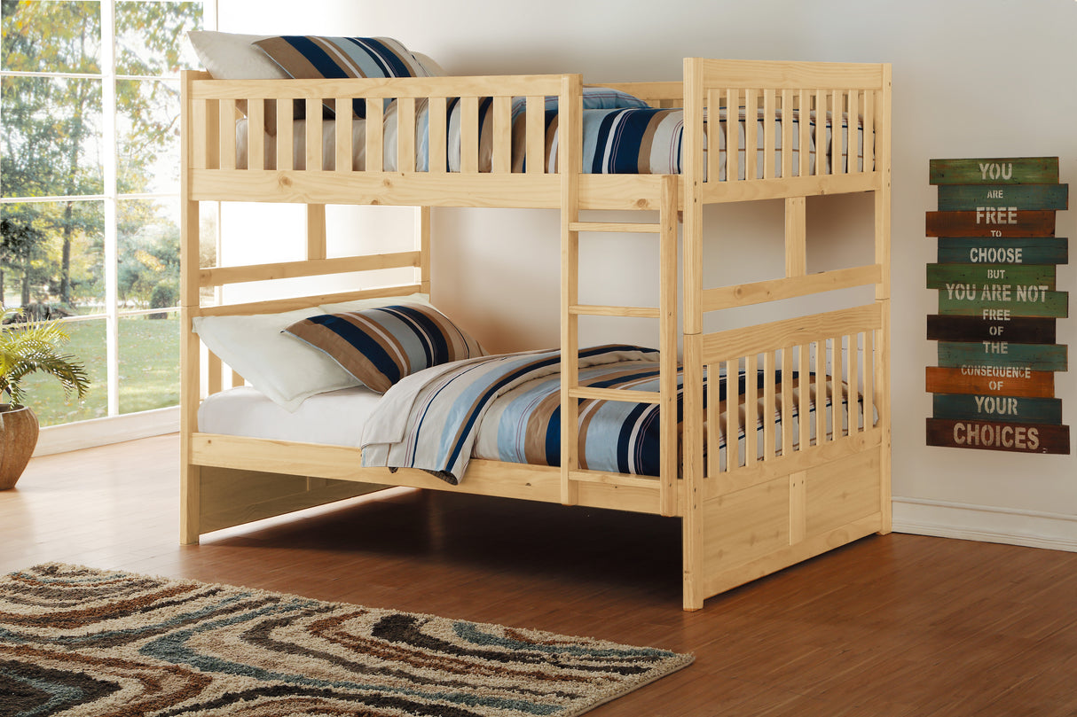 Bartly Natural Pine Full/Full Bunk Bed