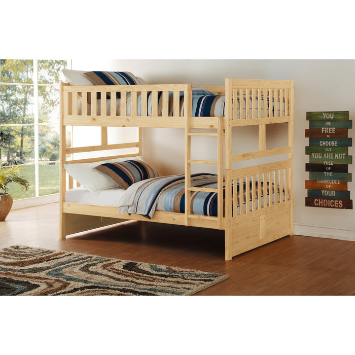 Bartly Natural Pine Full/Full Bunk Bed