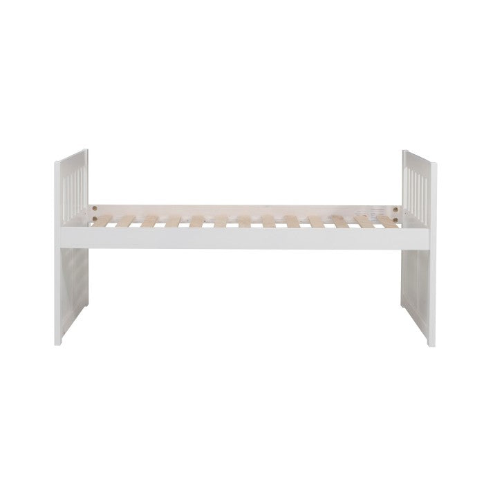 Galen White Twin/Twin Trundle Bed
