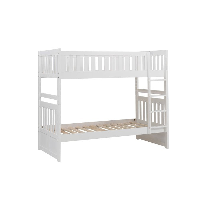 Galen White Twin/Twin Bunk Bed