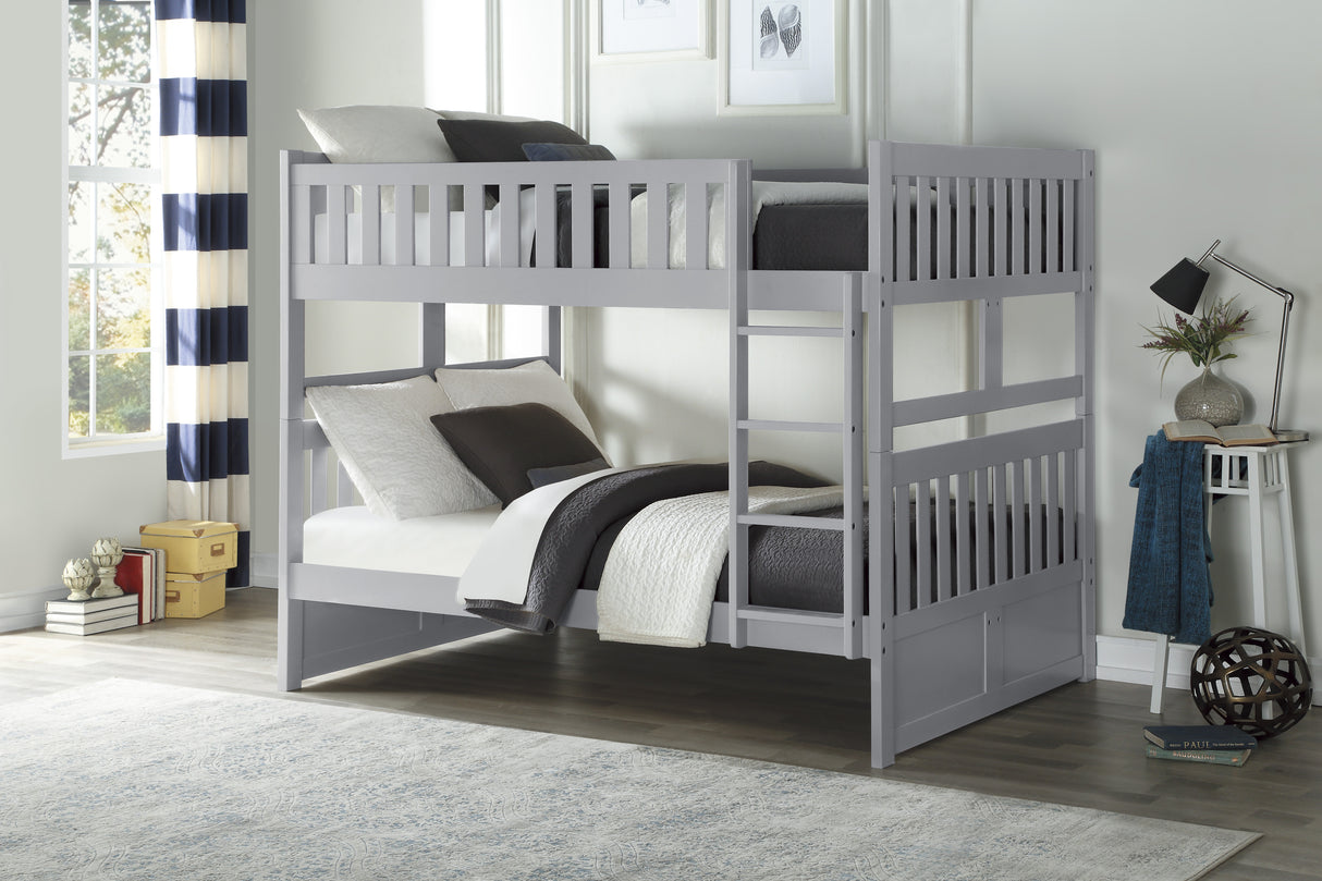 Orion Gray Full/Full Bunk Bed