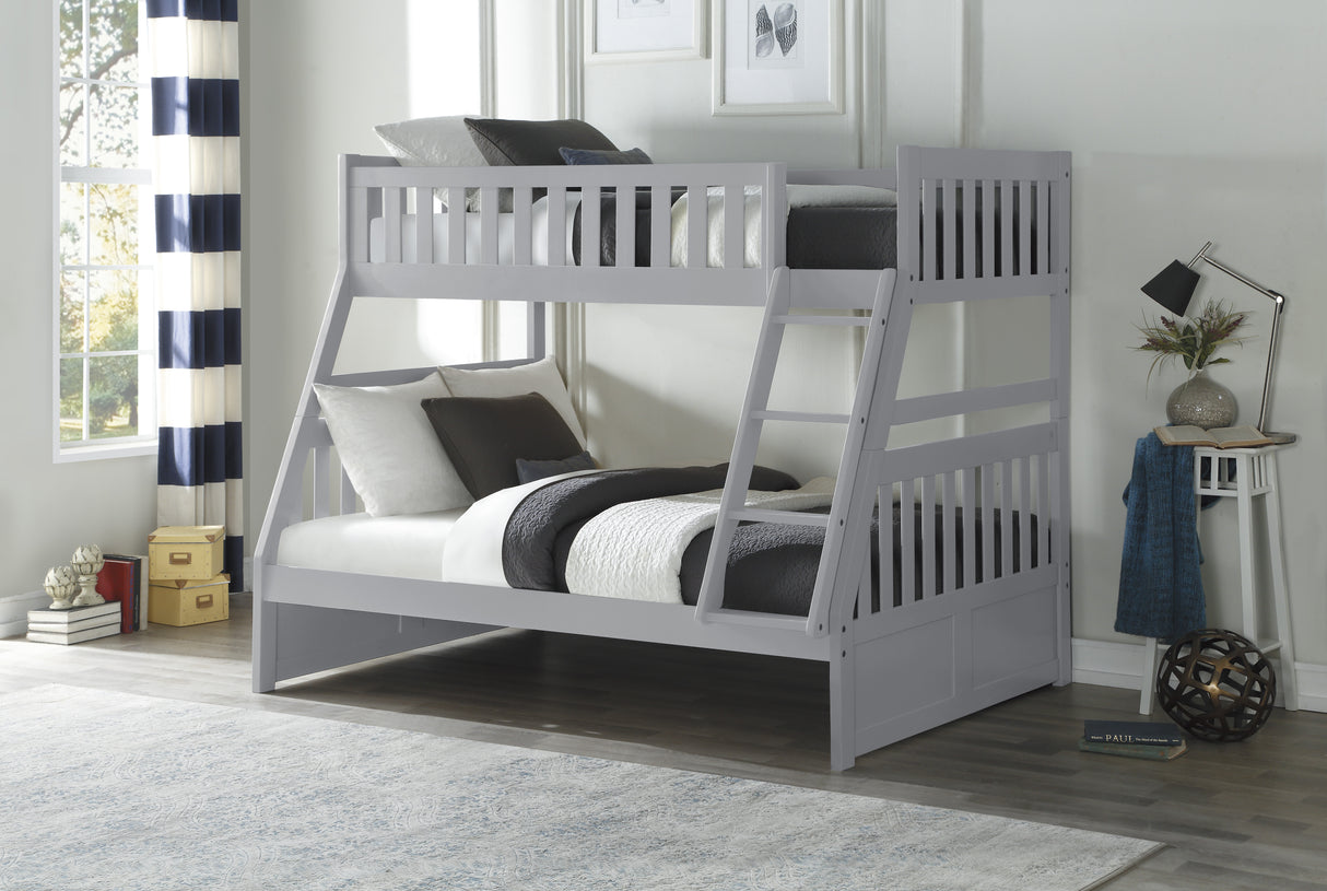 Orion Gray Twin/Full Bunk Bed