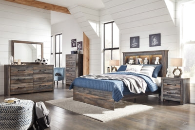 Drystan Multi Full Bookcase Bed