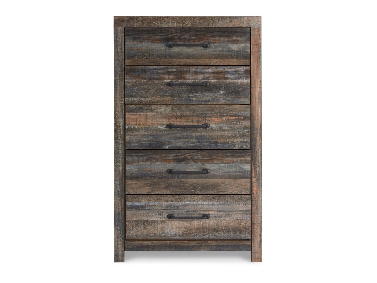 Baystorm Gray Full Panel Headboard, Chest And Nightstand