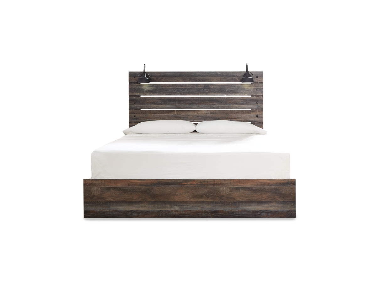Drystan King Panel Bed And 2 Nightstands