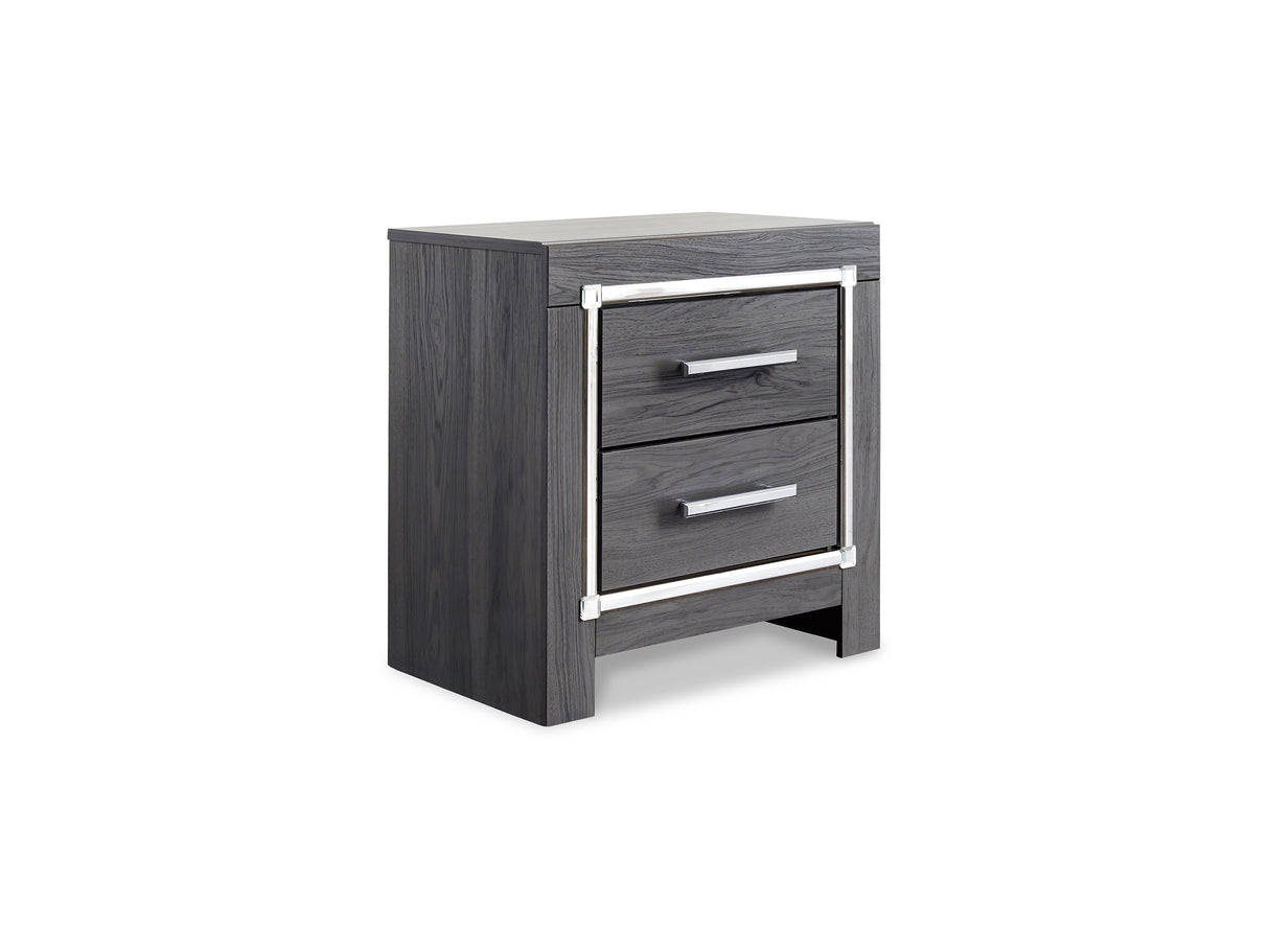 Lodanna Gray Full Storage Bed, Chest And Nightstand