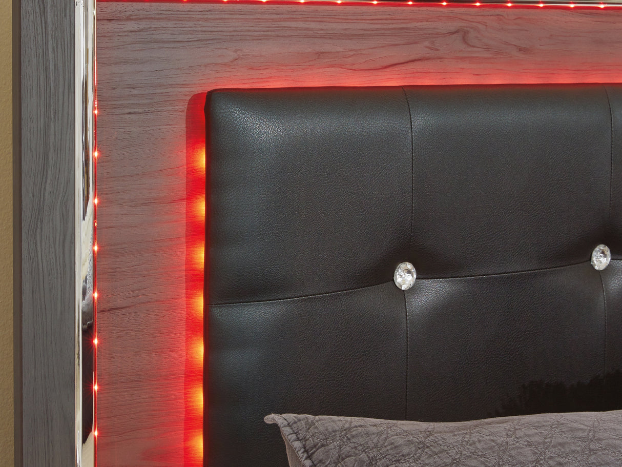 Lodanna Gray Queen Panel Bed