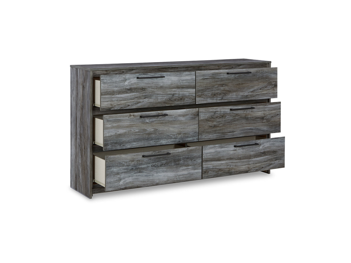 Baystorm Gray King Storage Bed, Dresser And 2 Nightstands