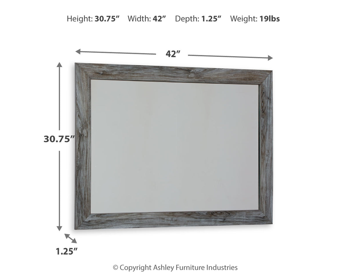 Baystorm Gray Bedroom Mirror