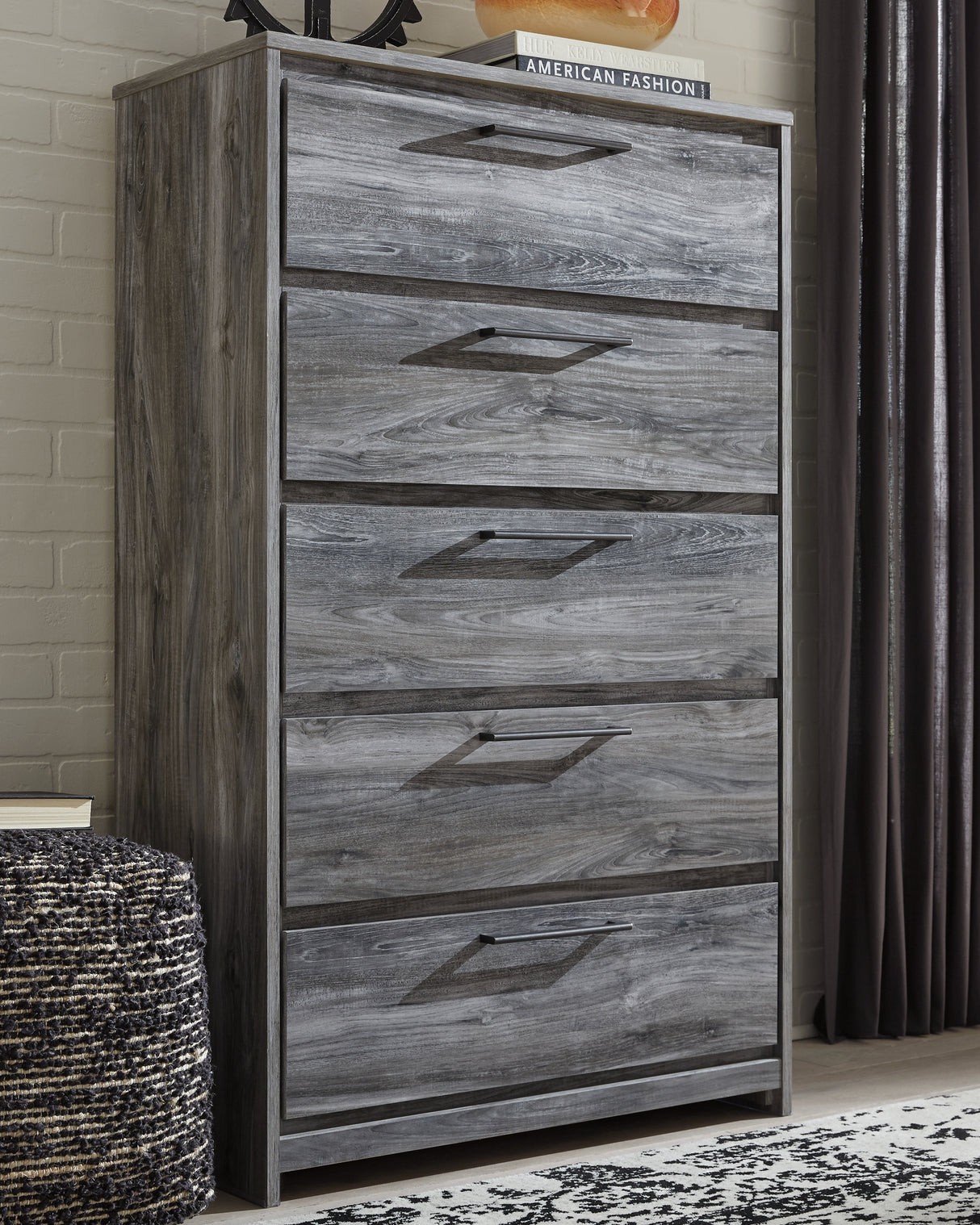 Baystorm Gray Chest Of Drawers