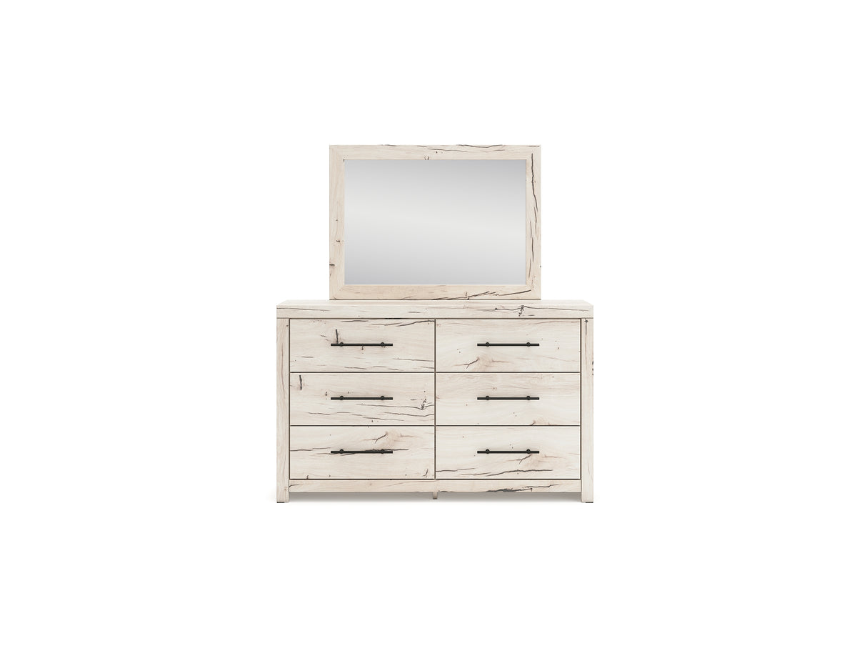 Lawroy Queen Panel Bed, Dresser, Mirror And Nightstand