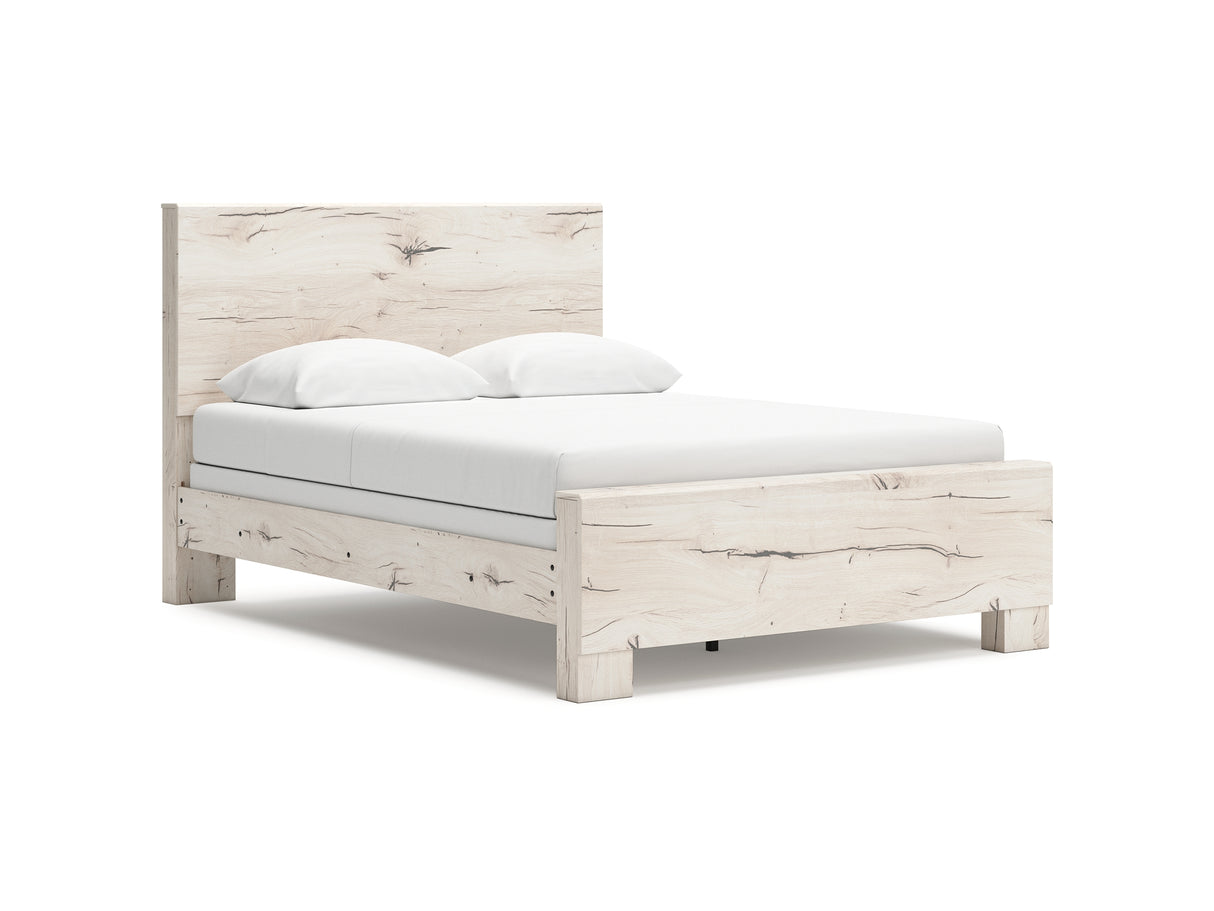 Lawroy Queen Panel Bed, Dresser, Mirror And Nightstand