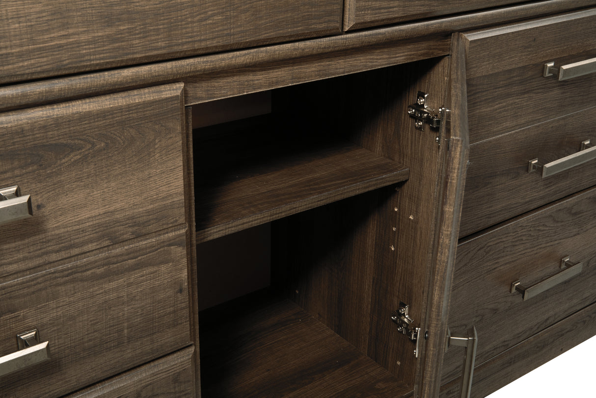 Juararo Dark Brown Dresser