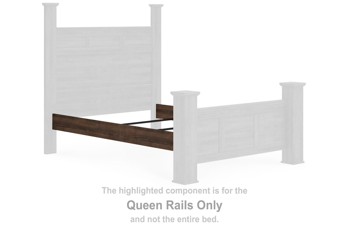 Juararo Dark Brown Queen Rails