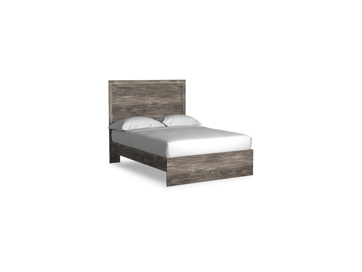 Ralinksi Gray Full Panel Bed, Dresser, Mirror And Nightstand