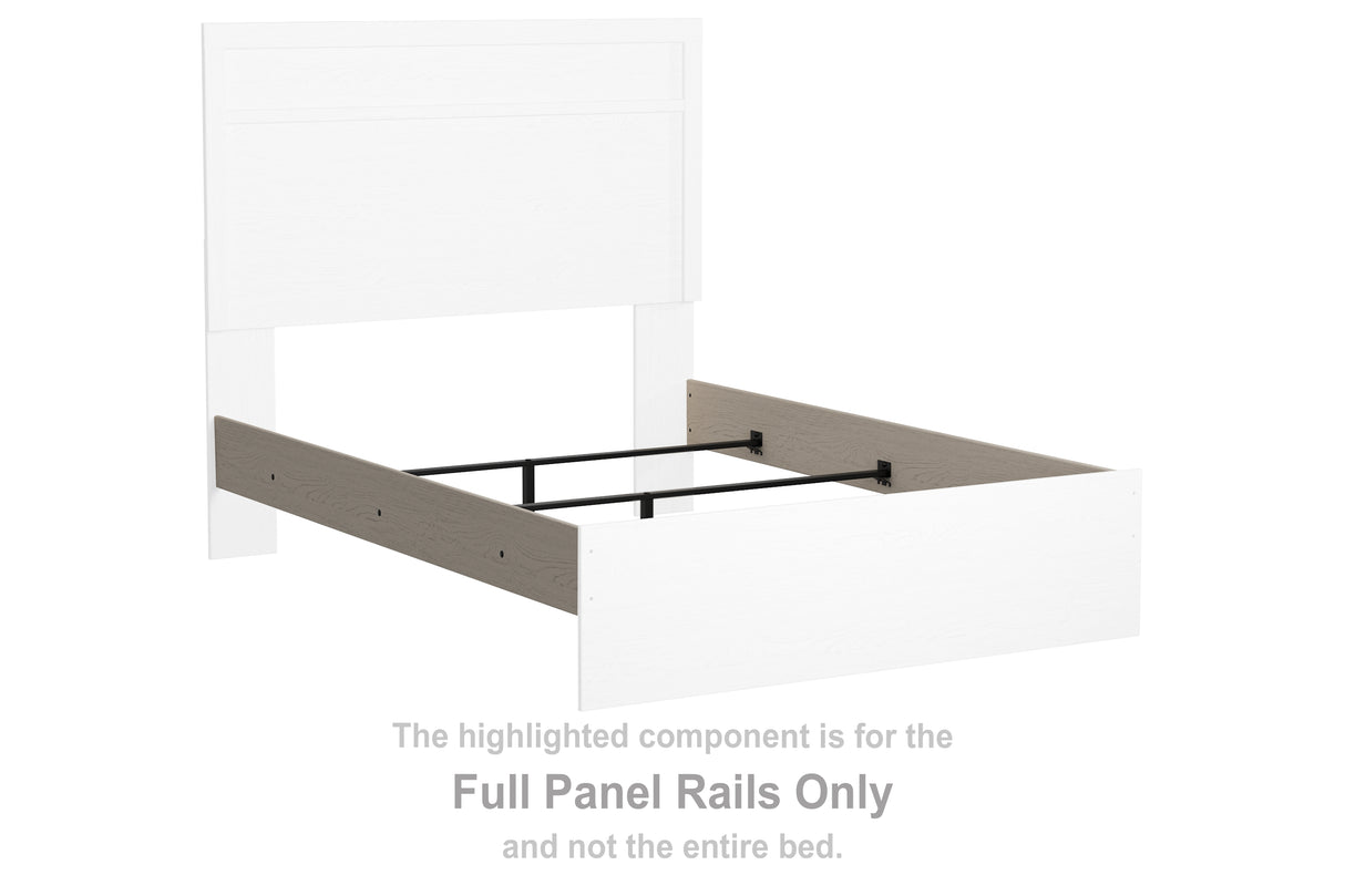 Stelsie White Full Panel Rails