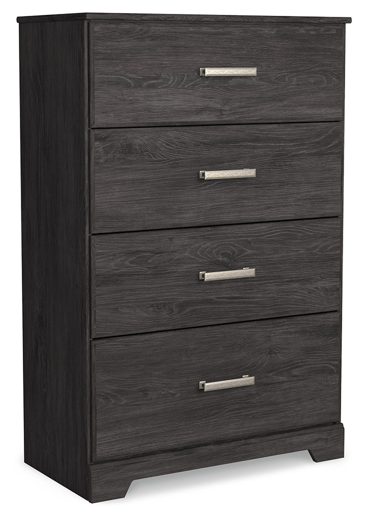 Belachime Black Chest Of Drawers
