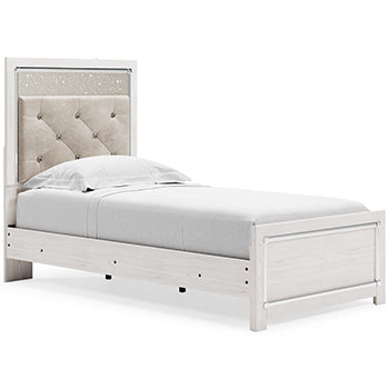 Altyra White Twin Panel Footboard