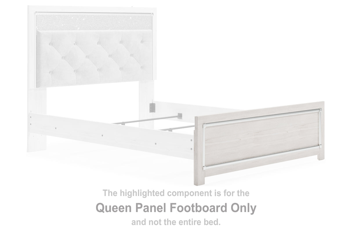 Altyra White Queen Panel Footboard