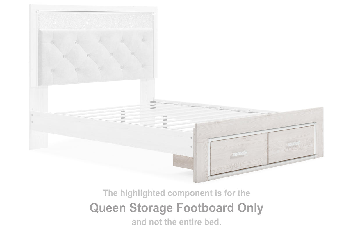 Altyra White Queen Storage Footboard