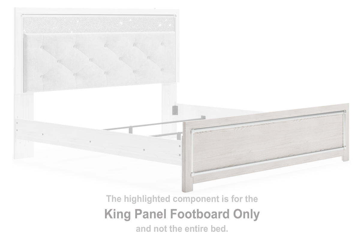 Altyra White King Panel Footboard
