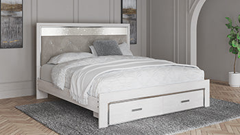 Altyra White King Storage Footboard