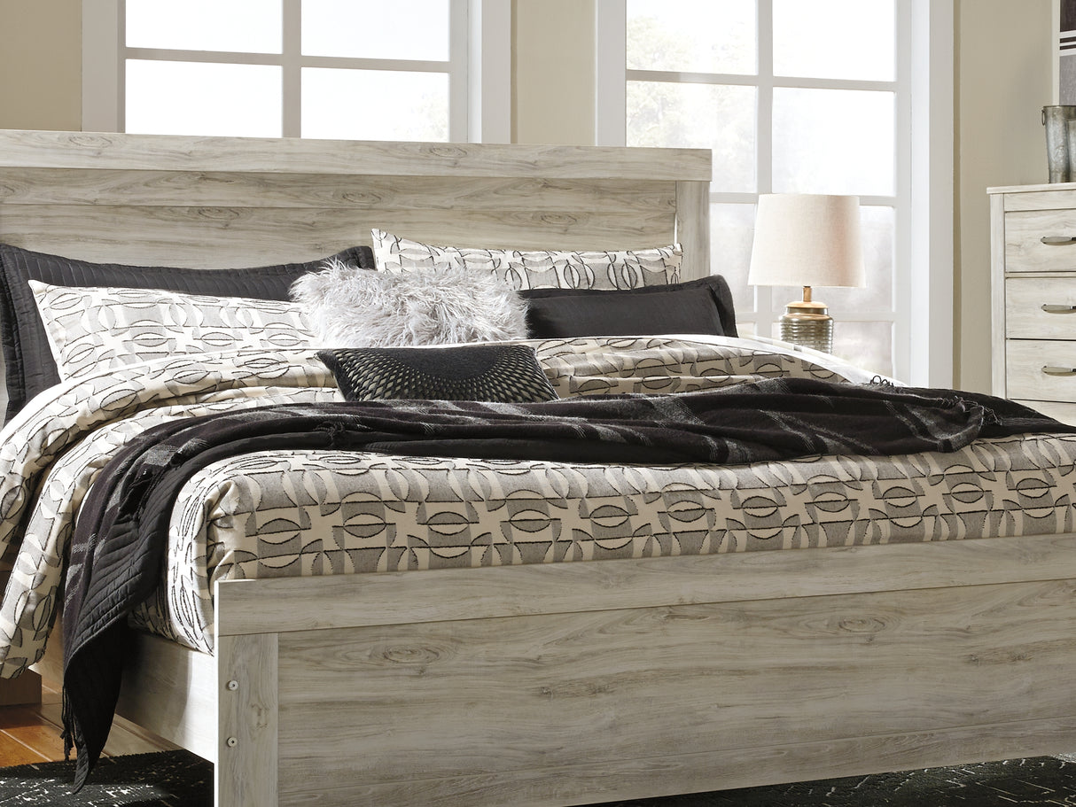 Bellaby Whitewash King Panel Bed