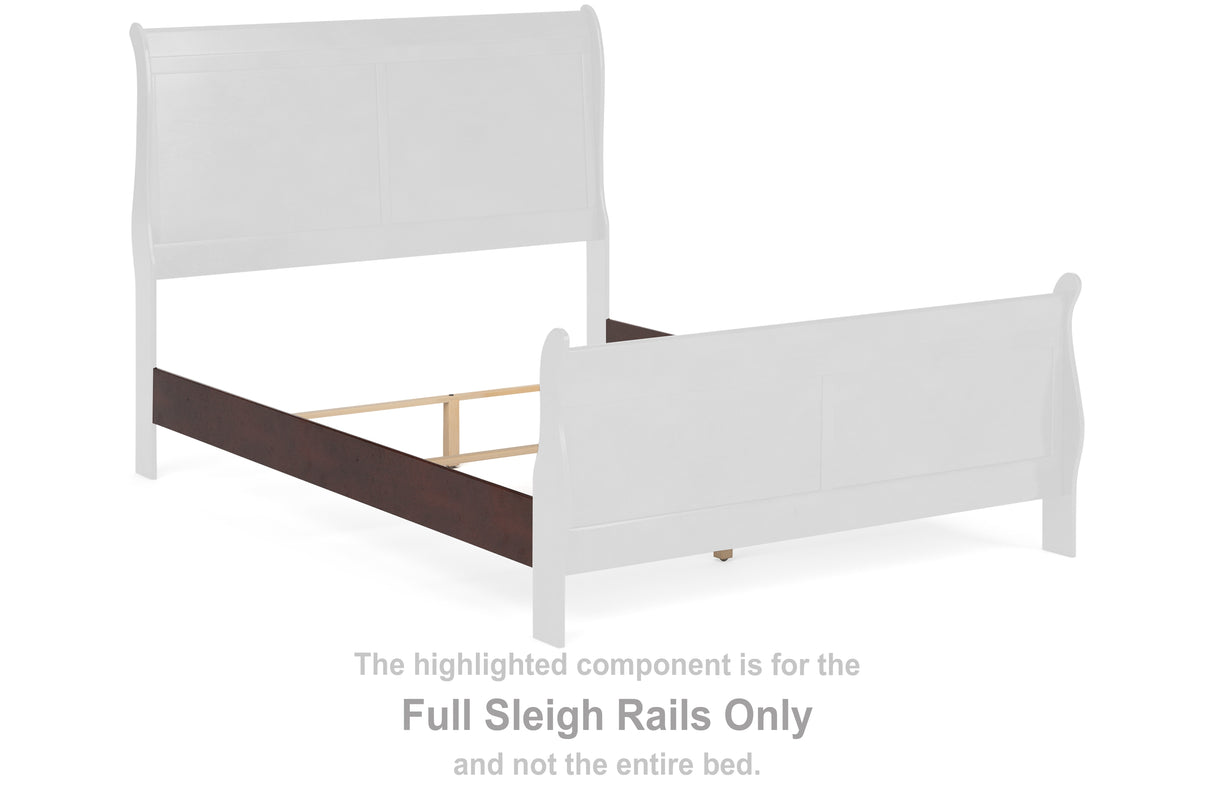 Alisdair Dark Brown Full Sleigh Rails