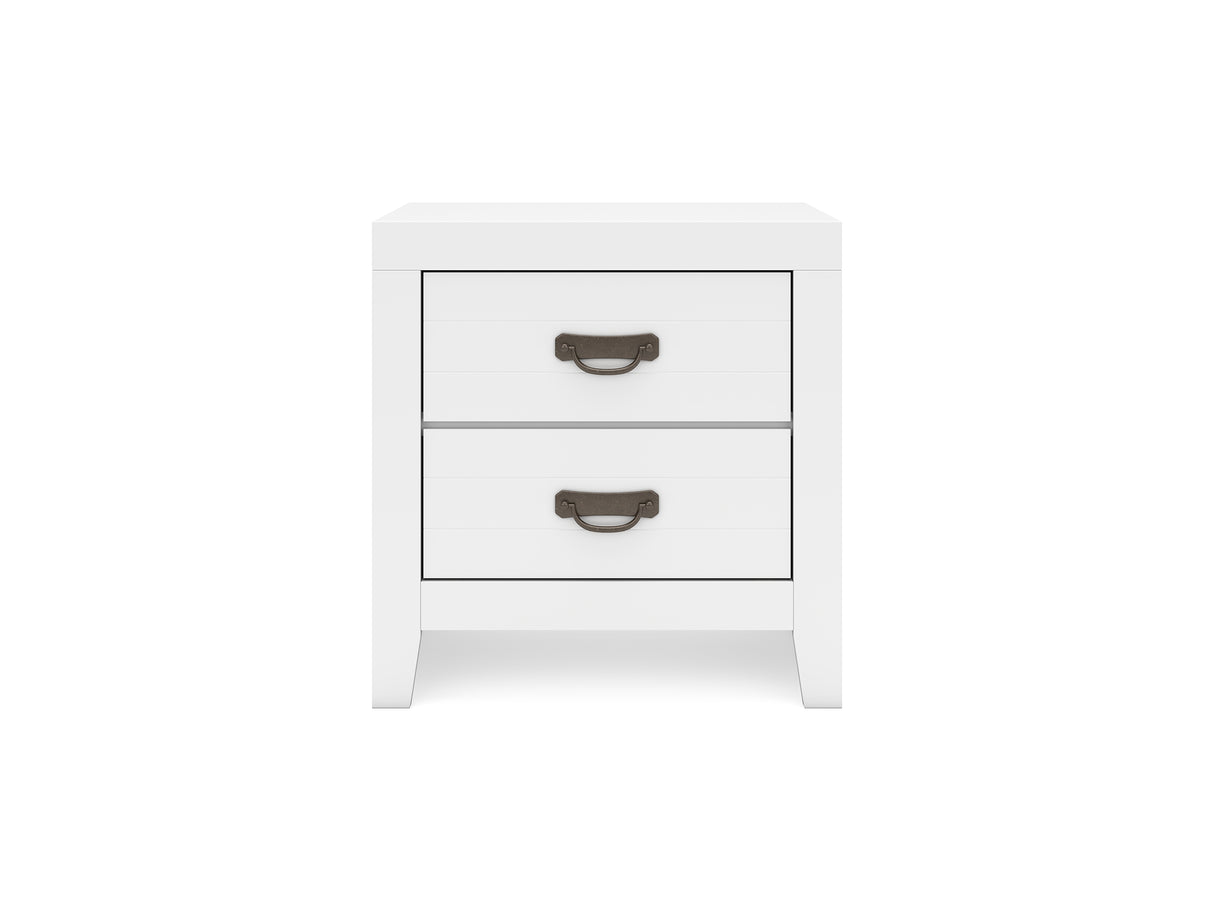 Binterglen White Queen Panel Bed, Dresser And Nightstand