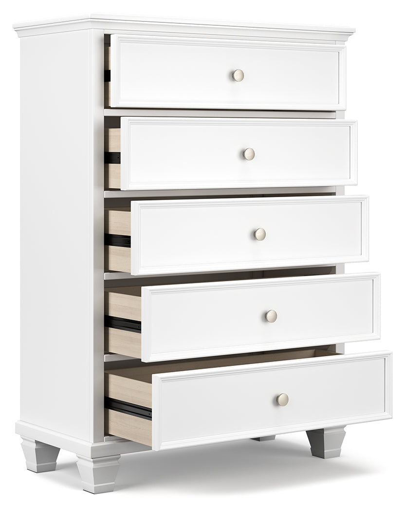Fortman White Chest Of Drawers