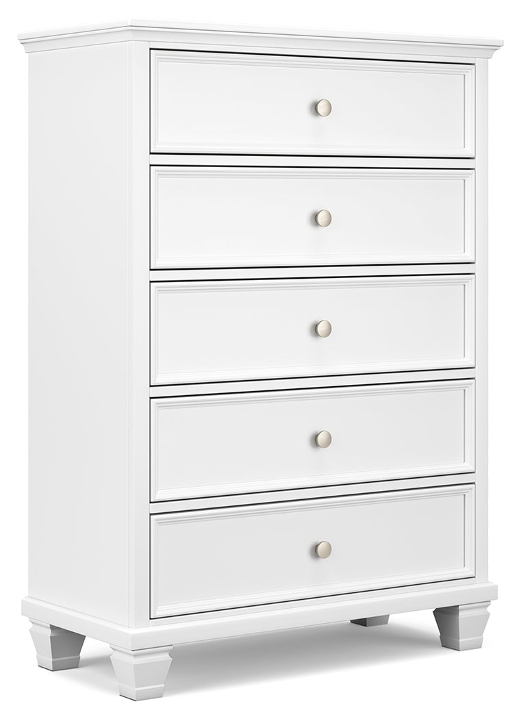 Fortman White Chest Of Drawers