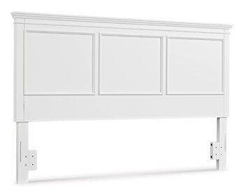 Fortman White King/California King Panel Headboard