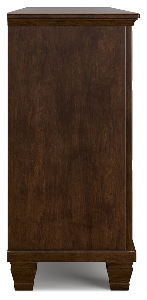 Danabrin Brown Dresser