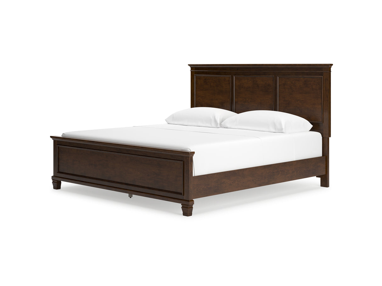 Danabrin Brown King Panel Bed