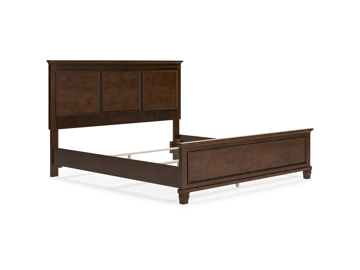 Danabrin Brown King Panel Bed