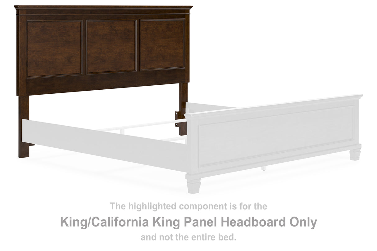 Danabrin Brown King/California King Panel Headboard