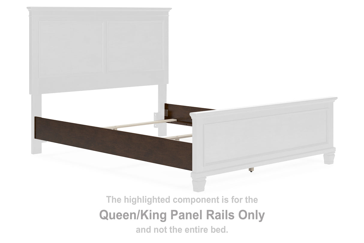 Danabrin Brown Queen/King Panel Rails