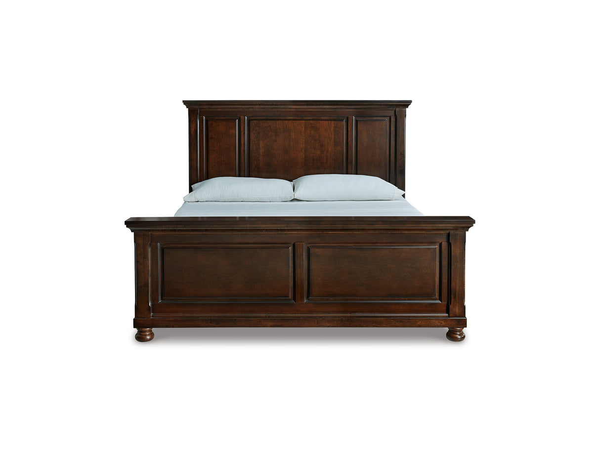 Porter California King Panel Bed, Dresser, Mirror And Chest