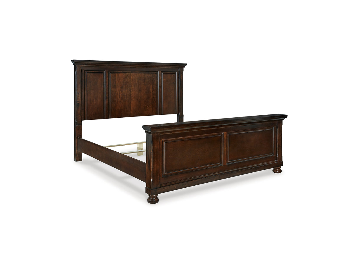 Porter California King Panel Bed, Dresser, Mirror And Chest