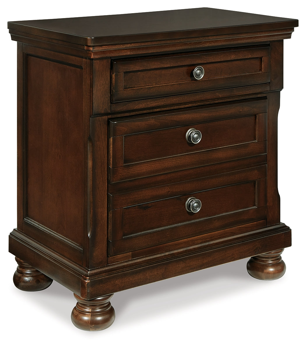 Porter Rustic Brown Nightstand
