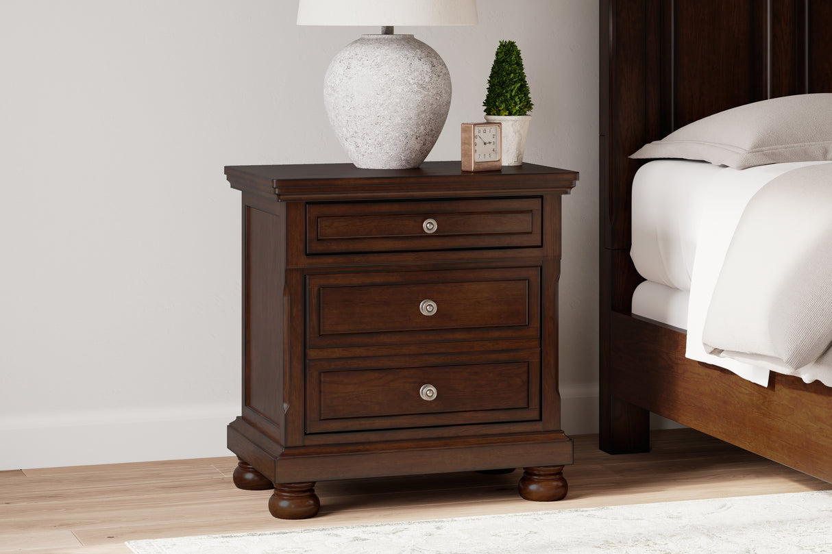 Porter Rustic Brown Nightstand