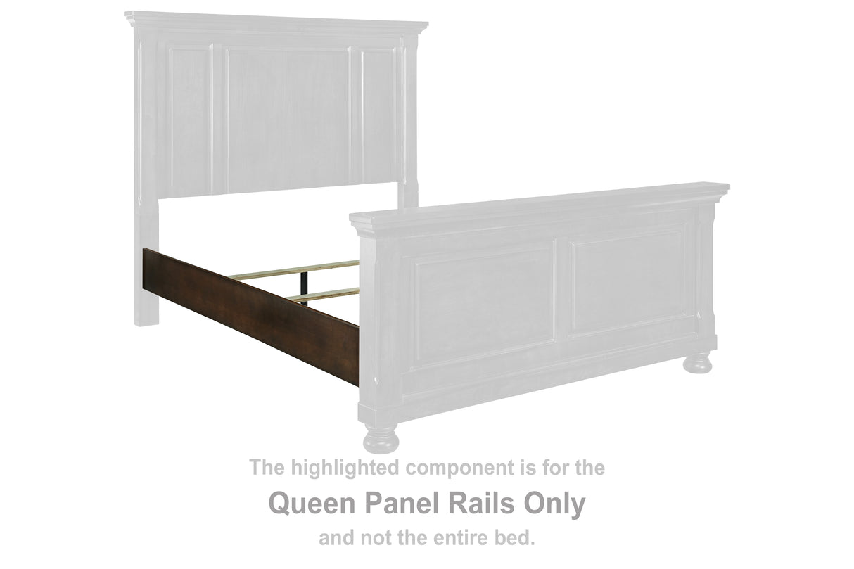 Porter Rustic Brown Queen Panel Rails